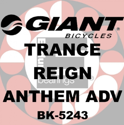 bcprisme/17335_kit_de_10_roulements_giant-_bk-5243_anthem,_reign,_trance_